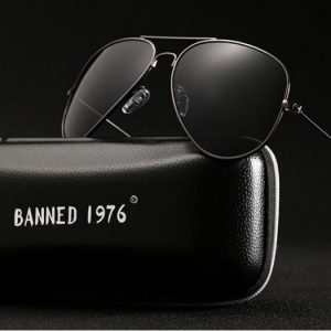 BANNED 1976 Avenger unisex napszemüveg – UV400 védelem – Többféle szín – Ajándék doboz és kendő