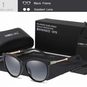 BANNED 1976 Heart női napszemüveg – UV400 védelem – Többféle szín – Ajándék doboz és kendő