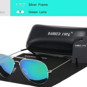 BANNED 1976 Avenger unisex napszemüveg – UV400 védelem – Többféle szín – Ajándék doboz és kendő
